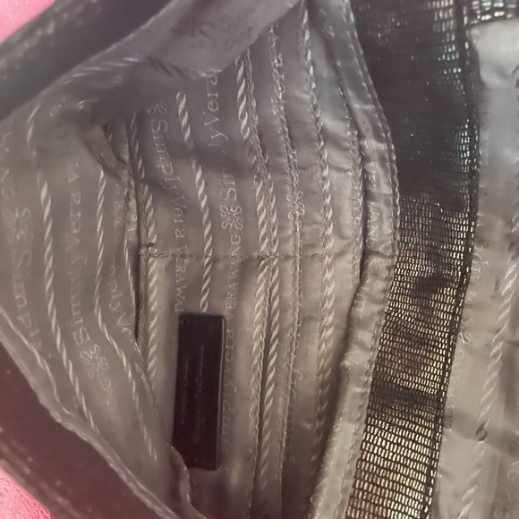 ♥ Vintage Vera Wang Claire Sequin Clutch w/Detachable Chain;Magnet Closure ♥ - Picture 4 of 5